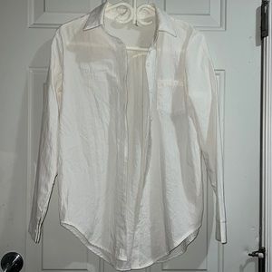 White button-down shirt